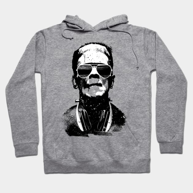 Dj Frankenstein Hoodie by clingcling